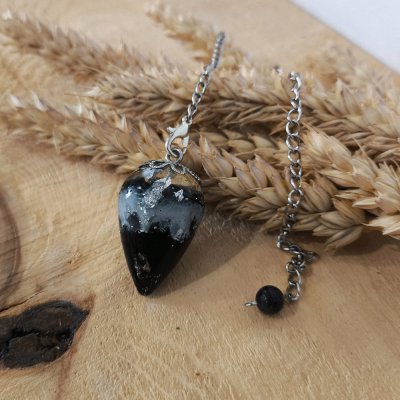 Photo — Pendule Obsidienne L7