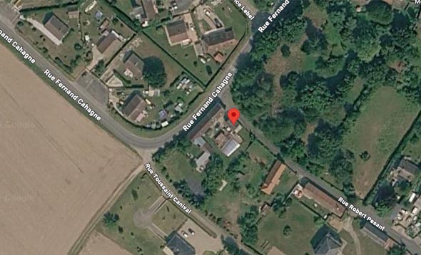 Carte Google Maps : 2 rue Robert Pesant, 27700 Guiseniers